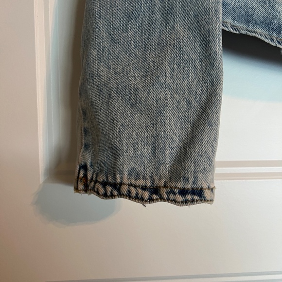Washed Denim Jacket with Scallop Edge – So Me – Size Small - Picture 5 of 6
